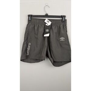 Umbro Men's Dark Grey Athletic Shorts Size‎ XS 77cm Elastic Waist NWT